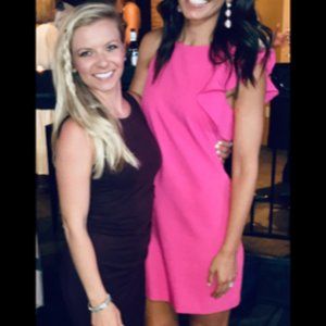 Dinah Pink One-Shoulder Dress - Wore Once